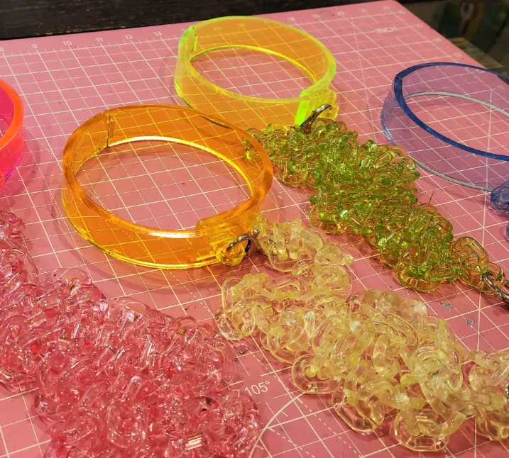 Hazbin Hotel Cosplay Collar with Chain