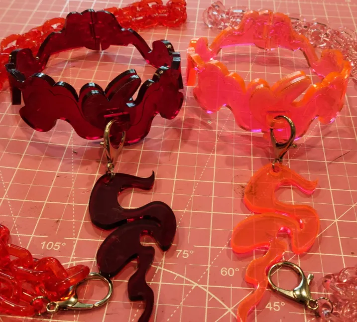 Hazbin Hotel Angel Dust Valentino Cosplay Collar