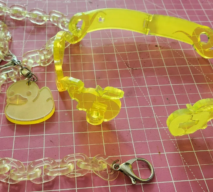 Hazbin Hotel Lucifer Cosplay Collar with Chain