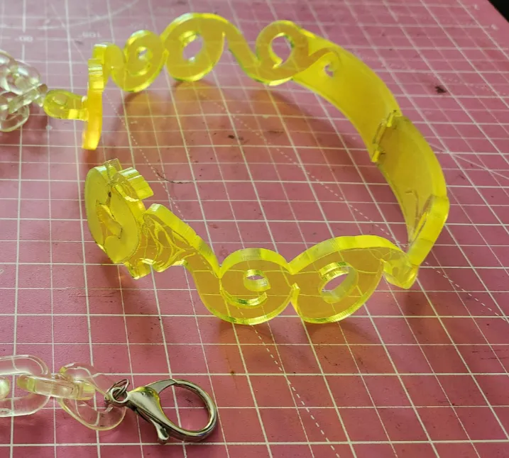Hazbin Hotel Lucifer Cosplay Collar with Chain