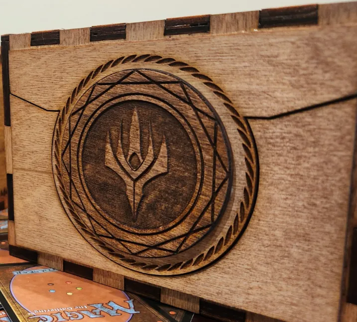 Narrow Magic the Gathering card storage box