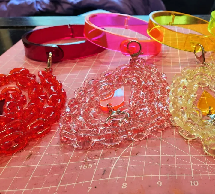 Hazbin Hotel Cosplay Collar with Chain