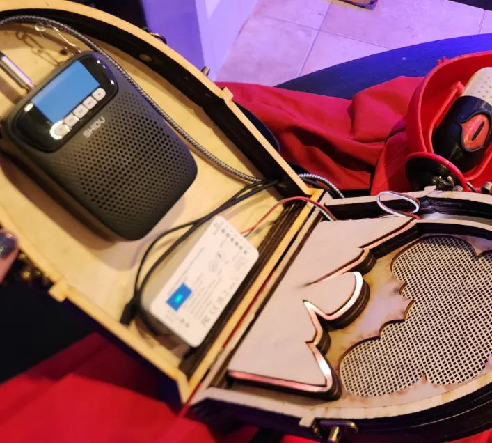 Wooden Alastor Radio Cosplay Prop