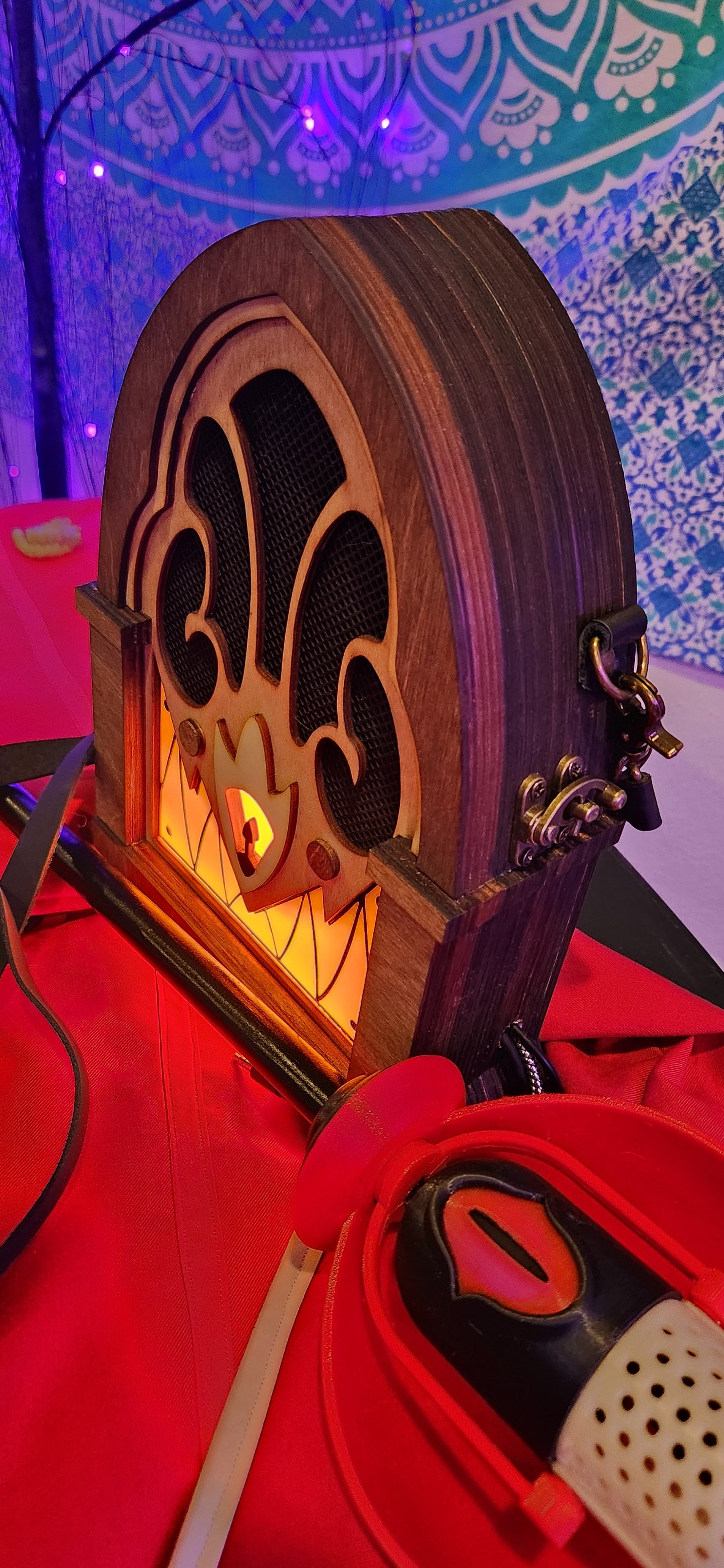 Wooden Alastor Radio Cosplay Prop