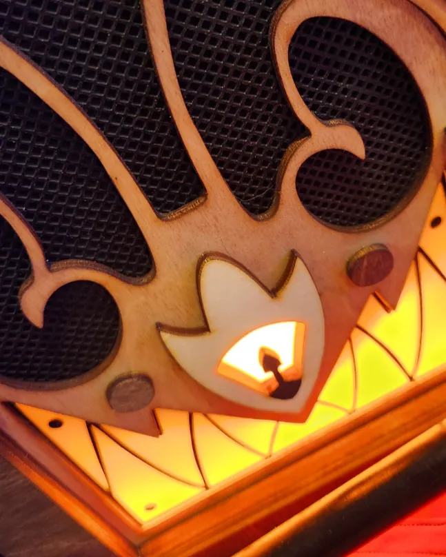 Wooden Alastor Radio Cosplay Prop