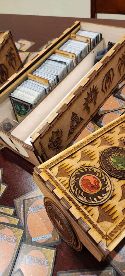 Narrow Magic the Gathering card storage box