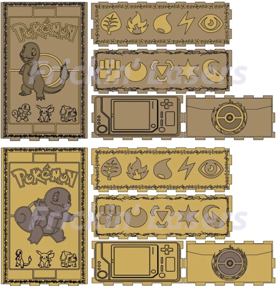 Pokemon card storage box